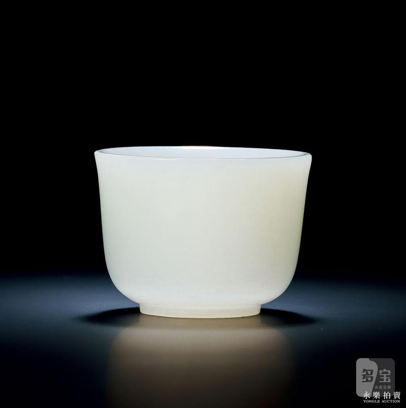 清 白玉杯